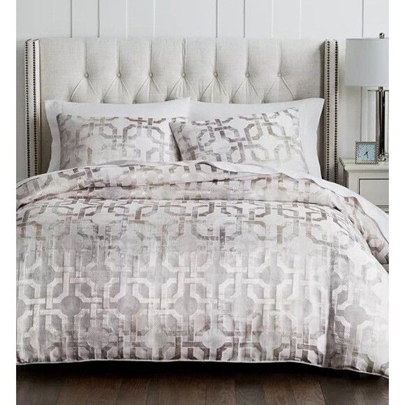 Hotel Collection Fresco King Duvet Cover Gold - Picture 1 of 4